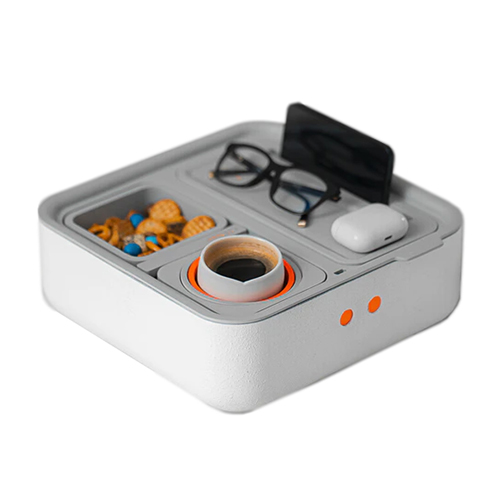 Диванный органайзер с балансирующим подстаканником. Couch Console